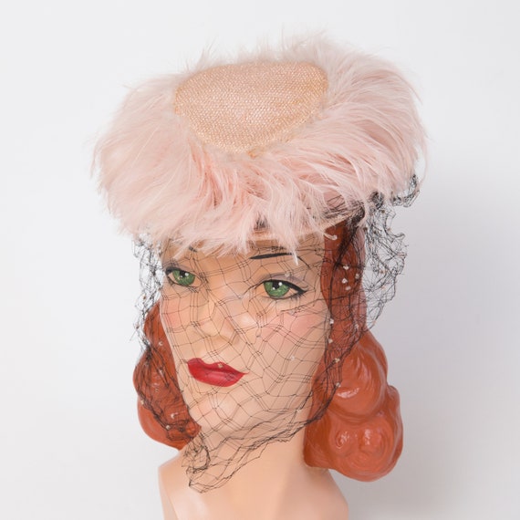 1940s Tilt Hat - Vintage Tilt Hat - 1940s Toy Hat