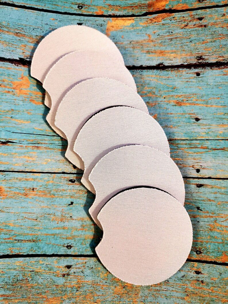 TEN Neoprene Car Coaster Sublimation Blanks Livraison Etsy