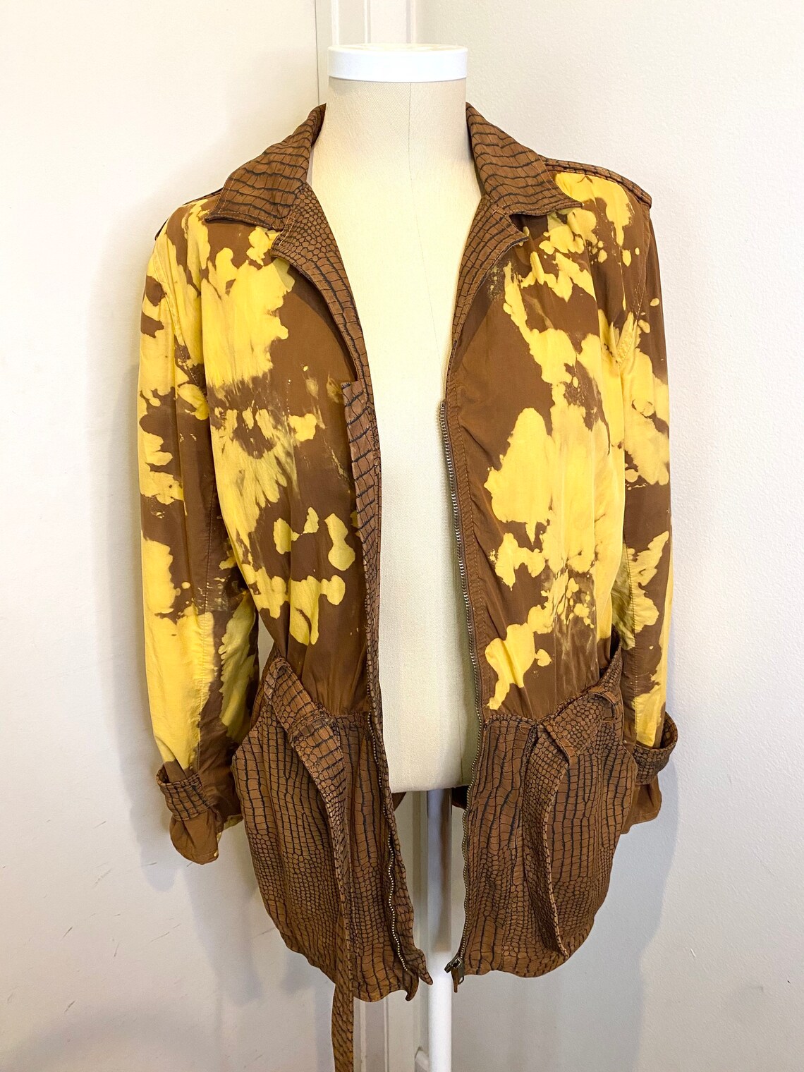 70s FENDI Line Fendissime Reworked Custom Tie Dyed Jacket - Etsy