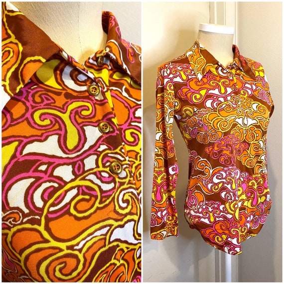 60s Psychedelic Top
