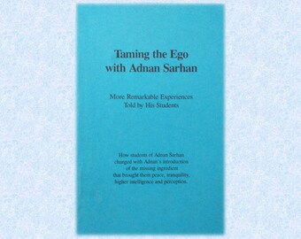 SIGNED copy / RARE copy! Taming the Ego with Adnan Sarhan Original 1991 Edition