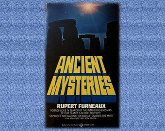 Ancient Mysteries par Rupert Furneaux broché BON état ! 1987 Livres Ballantine