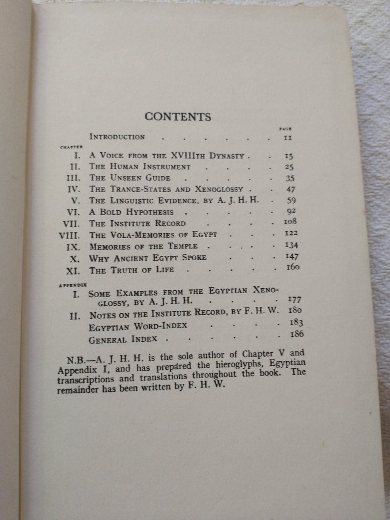 RARE 1937 Psychic Book Club: Ancient Egypt Speaks A Miracle of 'Tongues' Bild 7
