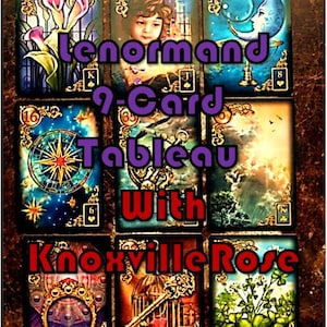 Lenormand-lezing - 9-kaartentafel - Vragen over werk, liefde, leven en ziel beantwoord!