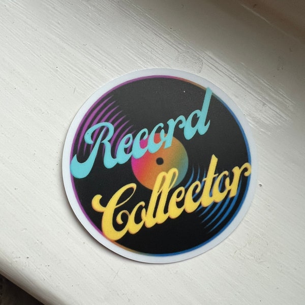 Record Collector Sticker