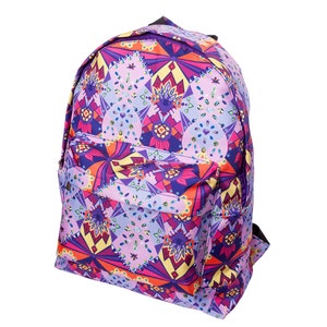 Backpack Kika Mandala Vision Backpack,Waterproof,Durable,Laptop Backpack, Handmade, Printed backpack, Free Shipping US