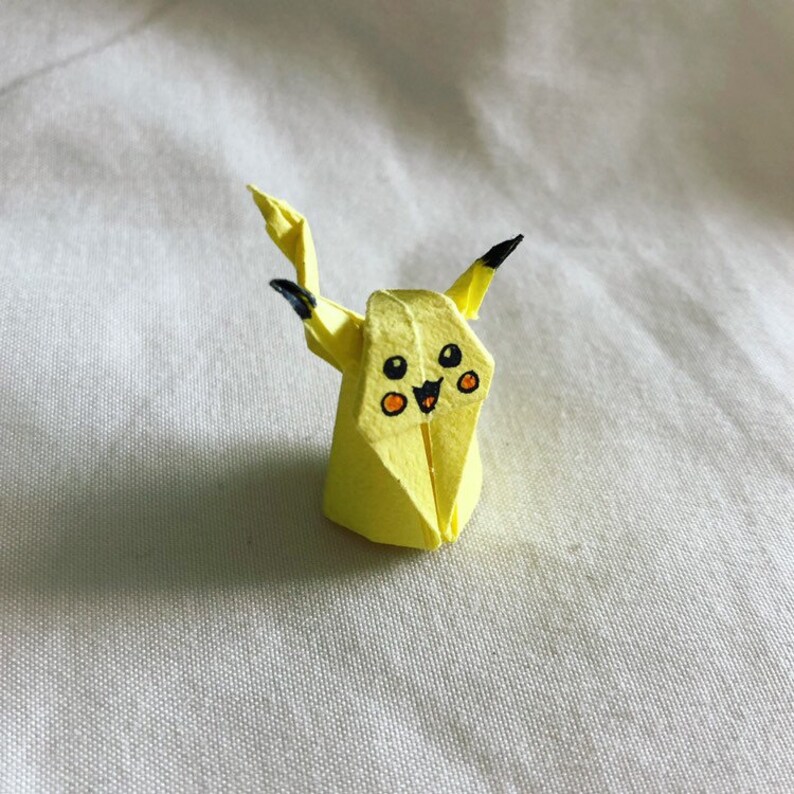 Paper Origami Pikachu Figure