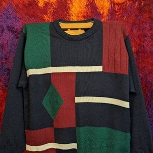 Vtg BERKERTEX 1990s Crew Neck Sweater Mens M