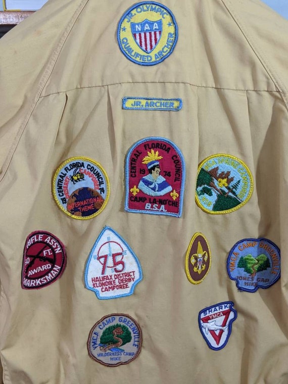 Vintage 1970s Boy Scouts Jacket With Patches SMALL - Etsy