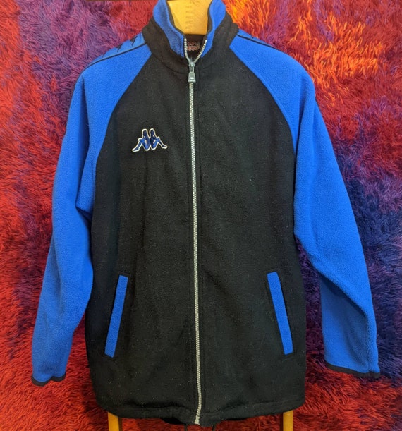 Vintage 1990s KAPPA Soccer Fleece Jacket LARGE