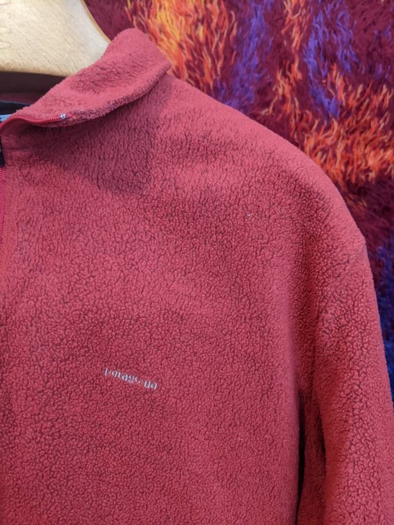 Vintage PATAGONIA Capilene Quarter Zip Rust Orange Pullover - Etsy