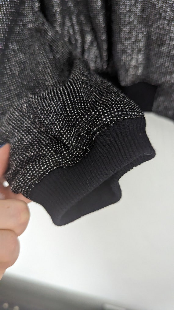 Y2K GUESS Sparkle Snap Button Jacket Size M - image 7