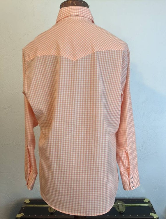 Vintage 1970s JASON by Fantasia Gingham Plaid Wes… - image 4