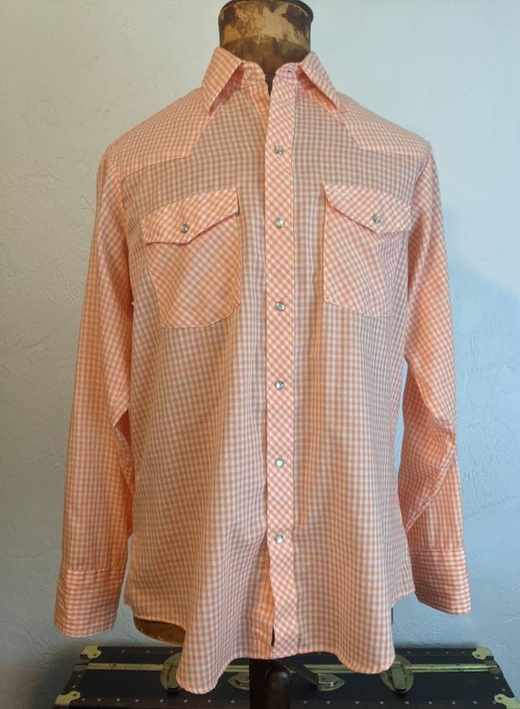 Vintage 1970s JASON by Fantasia Gingham Plaid West