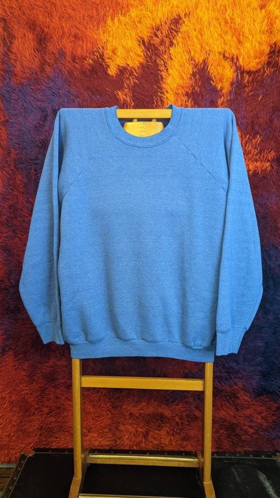 Vtg 90s Fruit of the Loom Crew Neck Sweatshirt Si… - image 1