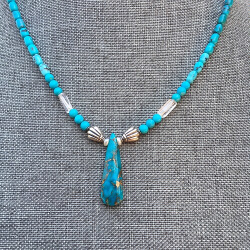 Natural shops Turquoise Necklace