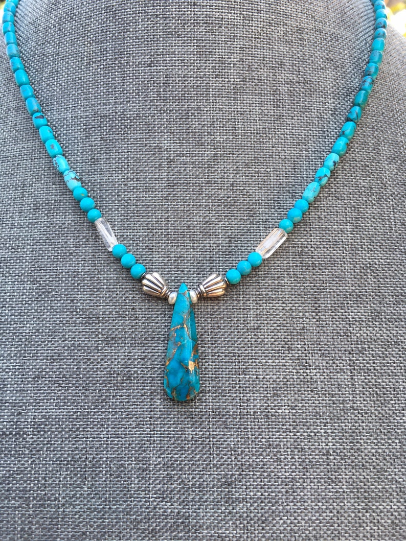 Natural shops Turquoise Necklace