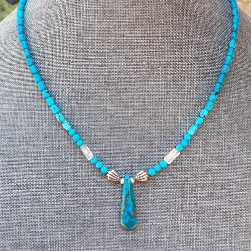 Natural shops Turquoise Necklace