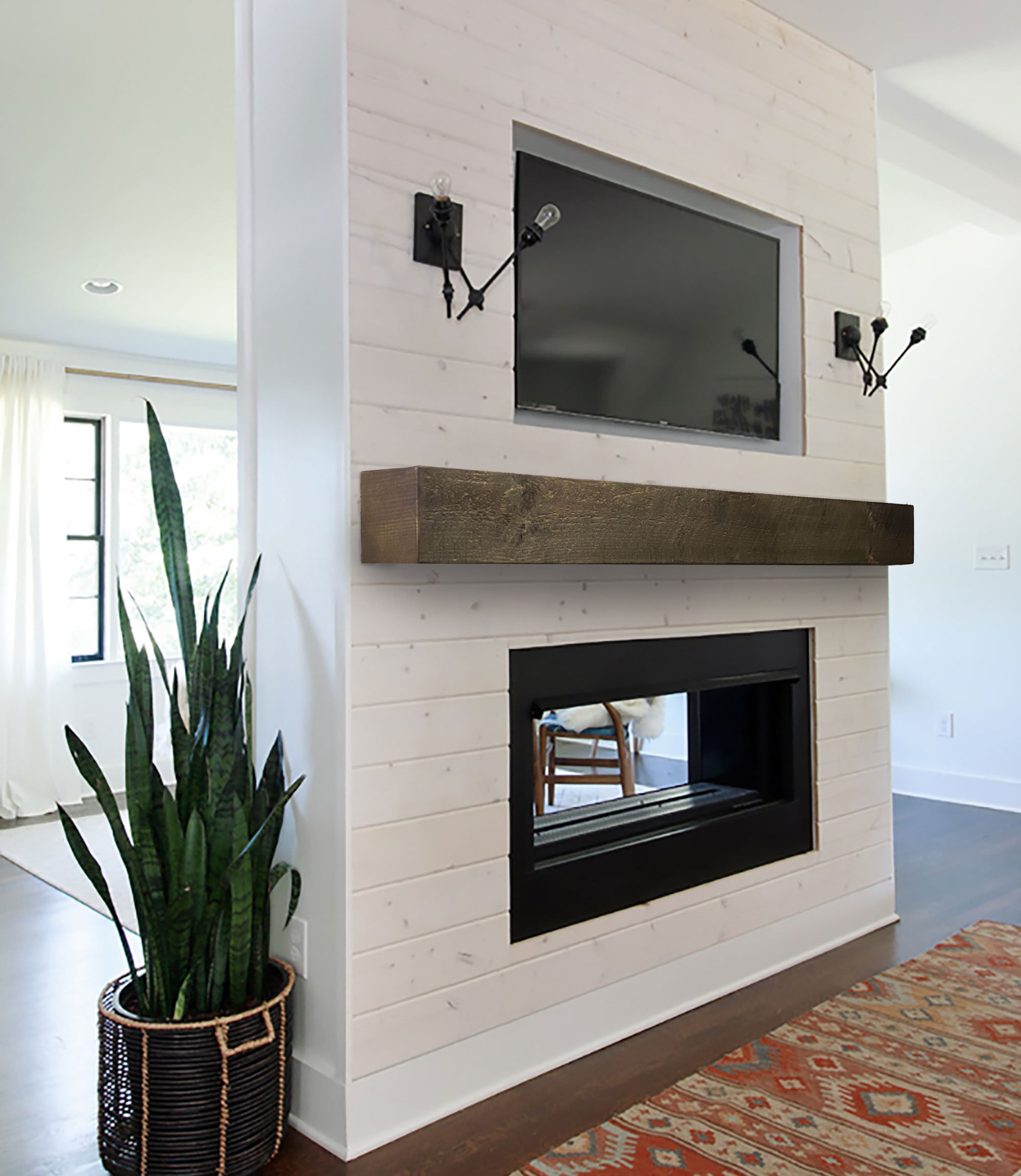 Revamping Your Fireplace Mantel With Floating Shelves