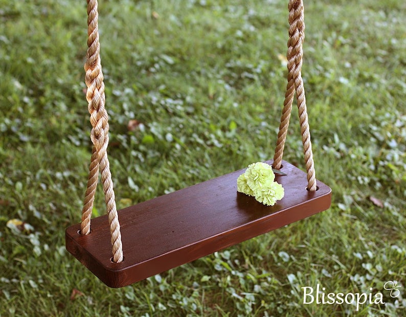 Swing Medium 24 Rustic Old Fashioned Tree Swing Wood Swing Children S Swing Adult Swing Outdoor Swing Wooden Swing