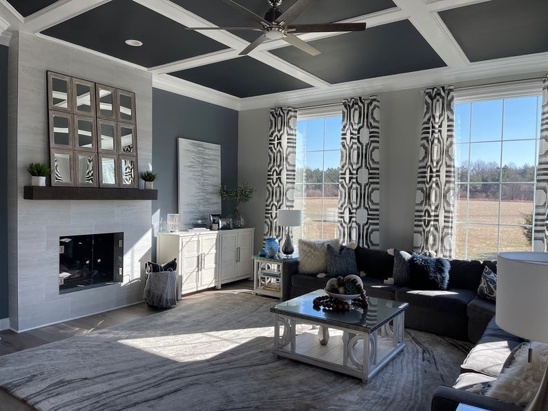 Modern Floating Mantel Mantel Shelf Industrial Mantle Etsy