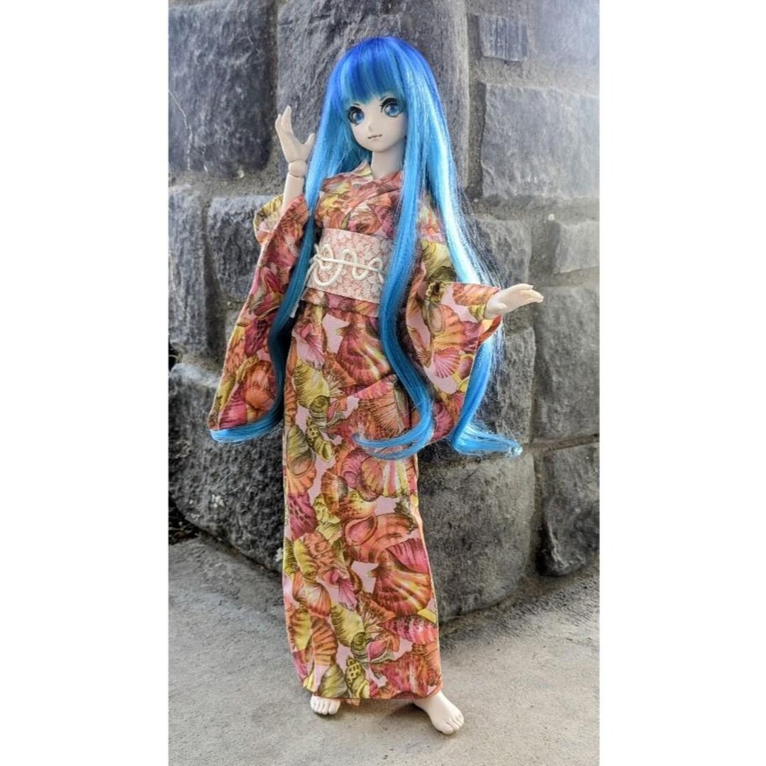DDS - Doll Kimono/yukata (light Pink Sea Shells) (1/3 BJD Dolls ...