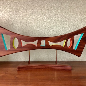 Mid Century &quot;Tiki Bones&quot; Walnut