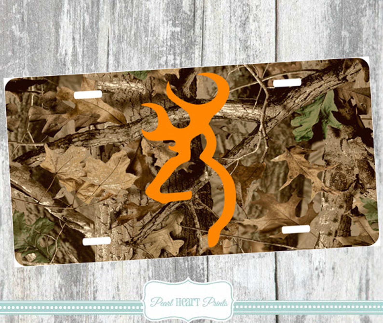 BROWNING BUCK TREE License Plate Browning Buck Tree Car Tag Etsy