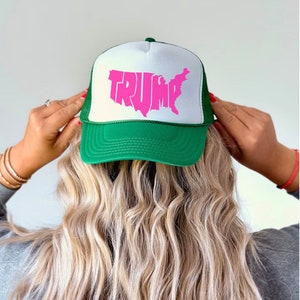 Trump Hat MAGA Hat Trump Trucker Hat Trump 2024 Foam Trucker Hat Make America Great USA Trucker Hat Trump Merchandise Presidente Trump Merica
