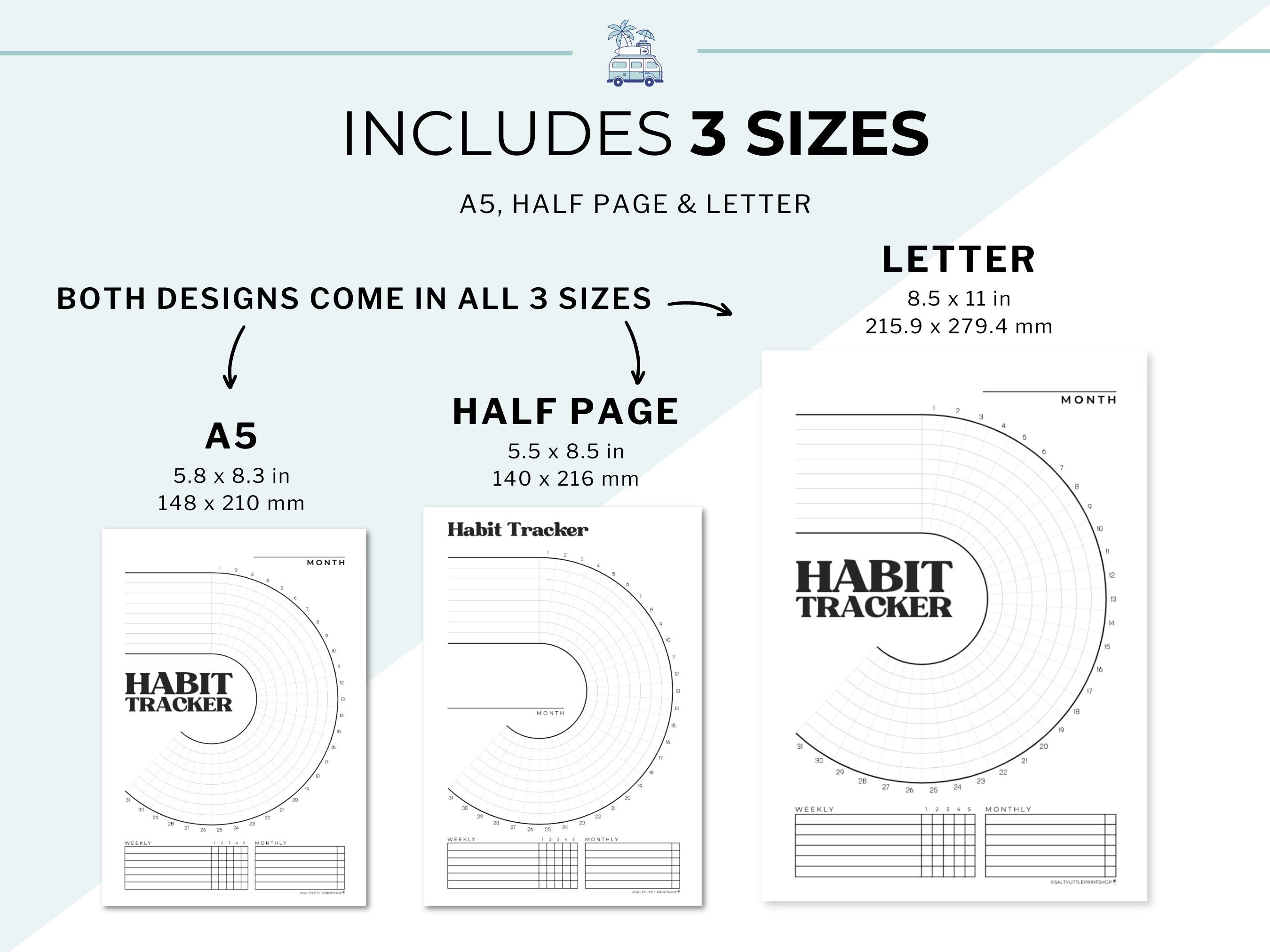 Habit tracker printable daily habit tracker for kids weekly habit