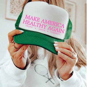 Gorra Trump Gorra MAHA Gorra de camionero Trump Gorra de camionero de espuma Trump 2024 Gorra de camionero Make America Healthy Again Merchandising de Trump Presidente Trump