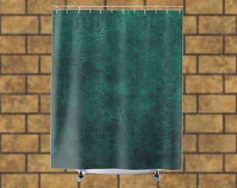 Unique Shower Curtain Bathroom Decor Gift For Wife Forest Green Shower Curtain Gift For Her Cool Shower Curtain