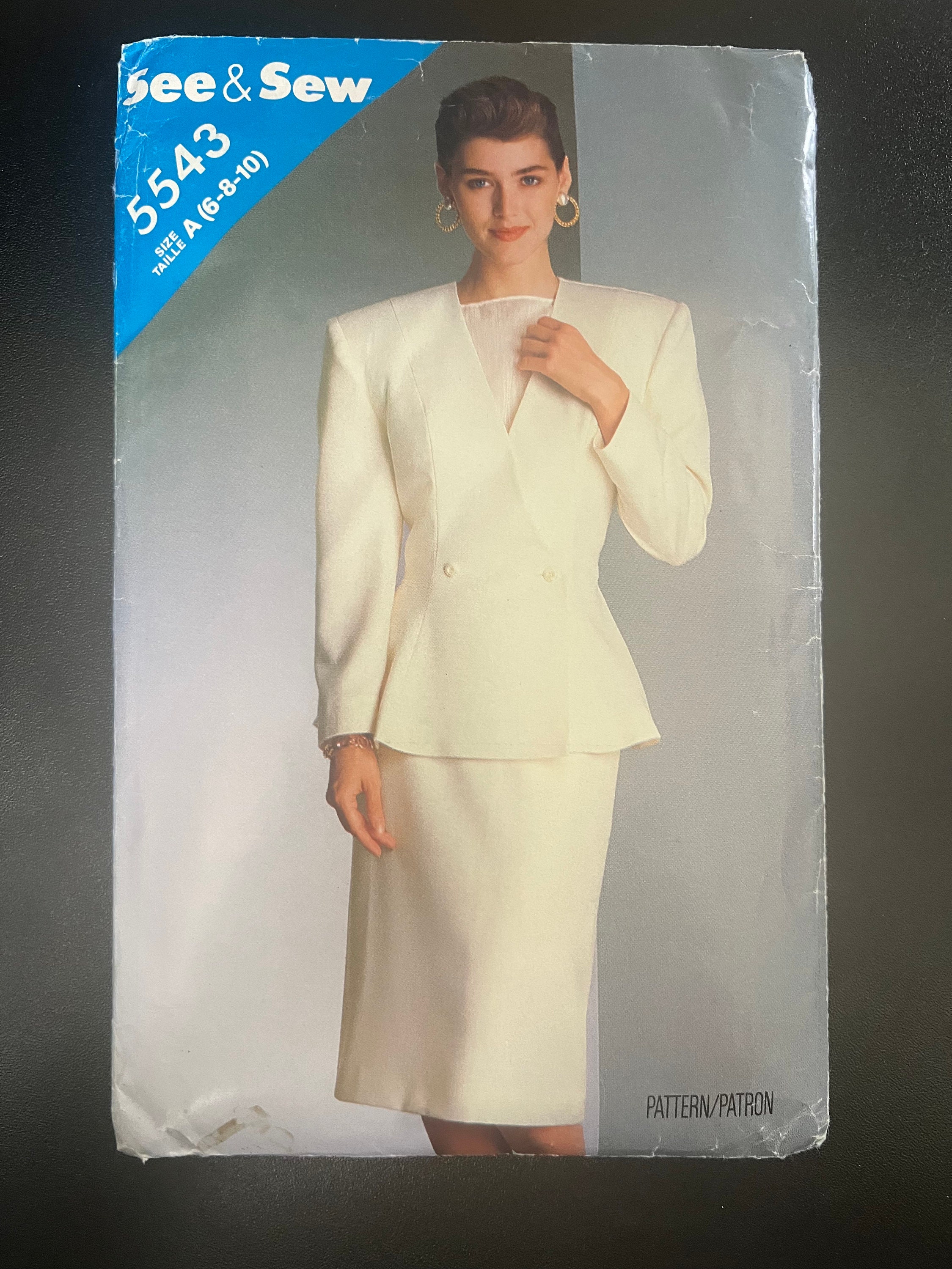 See & Sew by Butterick 5443 Sewing Pattern, Sizes 6-8-10 UC/FF - Etsy