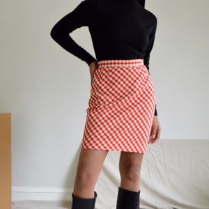 emanuel ungaro gingham pencil skirt / 26-27W image 2