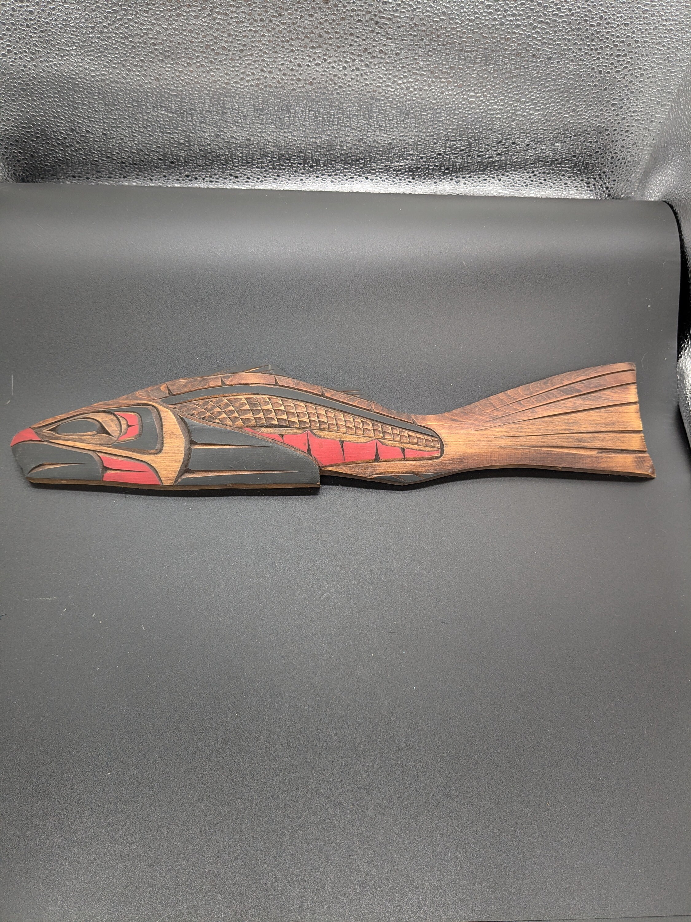 Westcoast Indigenous Carved Salmon by Richard Charlie - Etsy Canada
