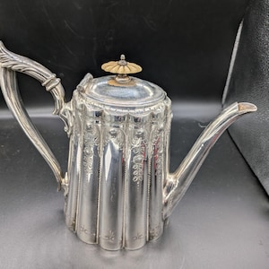 Antique silver plated coffee pot Phillip Ashberry &  sons Sheffield England