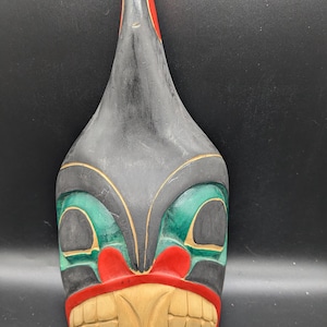 Westcoast indigenous first nations killer whale mask by Charlie george