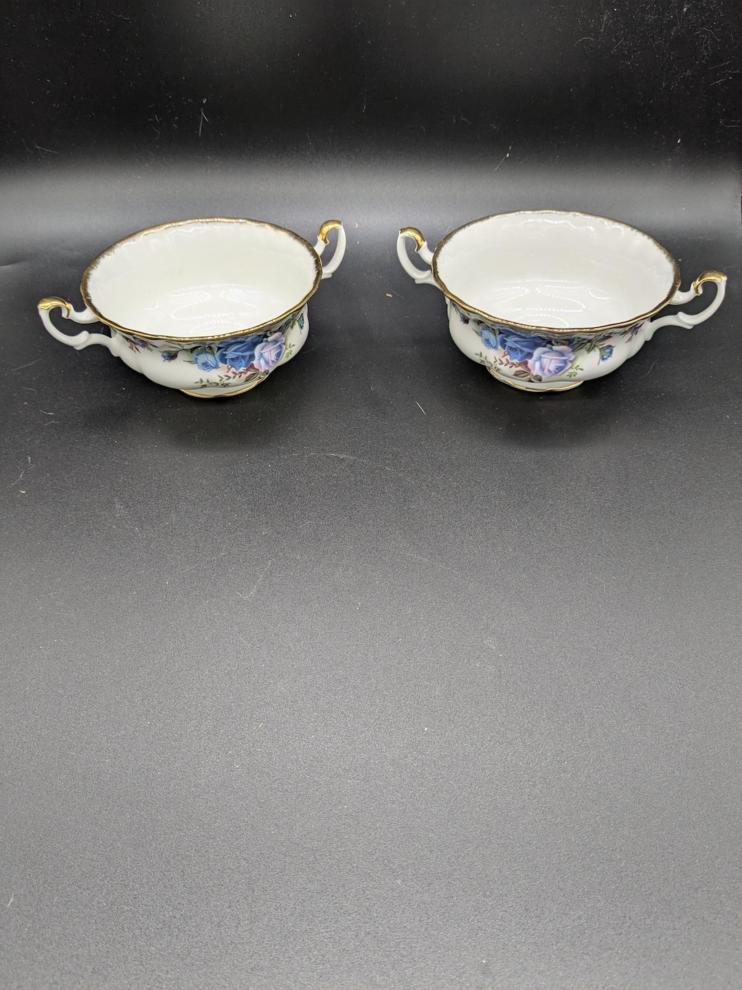 ロイヤルアルバート ムーンライトローズ デザート皿2枚 - Etsy 日本