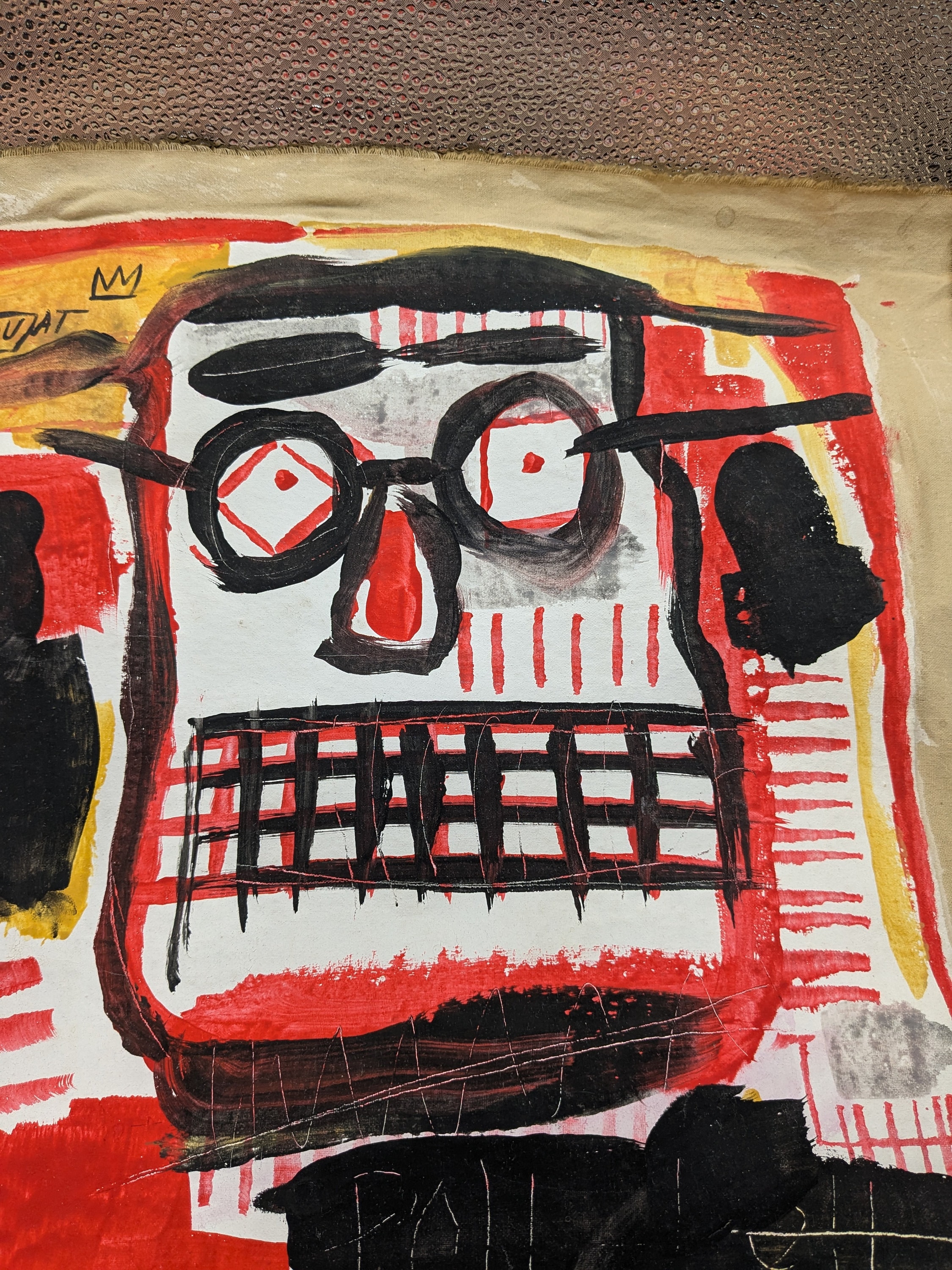 ジャン＝ミシェル・バスキアのミクストメディア絵画 - Etsy 日本