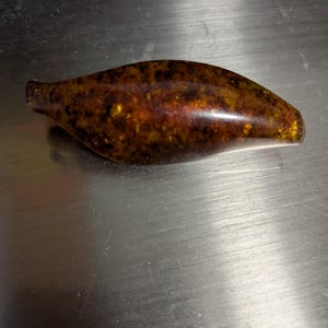 Vintage amber brooch pin