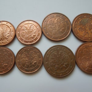 Germany Coins, 1 Euro Cent to 2 Euros - Sell By The Piece.