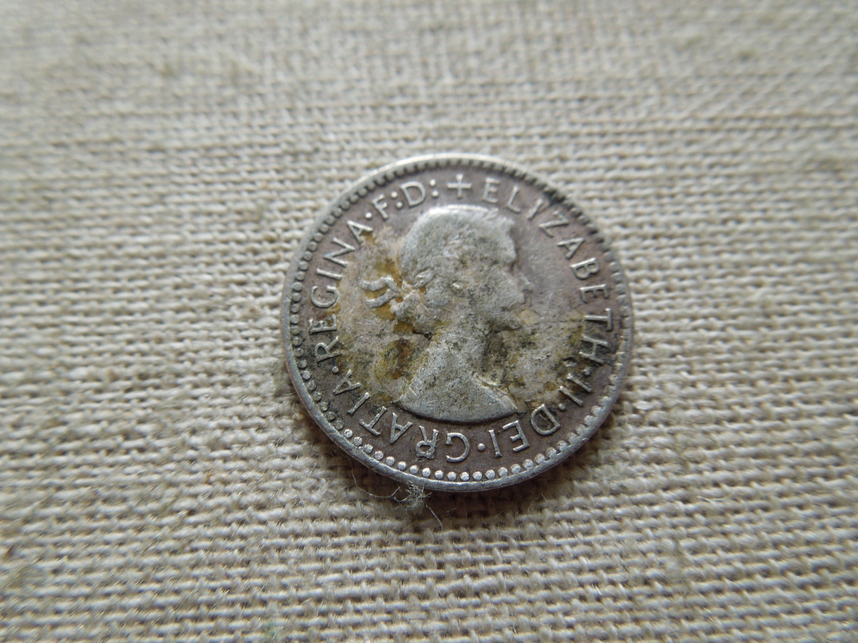 オーストラリア 3ペンス硬貨 1951～1957年 銀貨 3ペンス - 切り売り