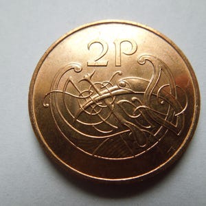 Irish 2 Pence, Decimal, Uncirculated, 1971 and 2000, Ireland - Sell By The Piece