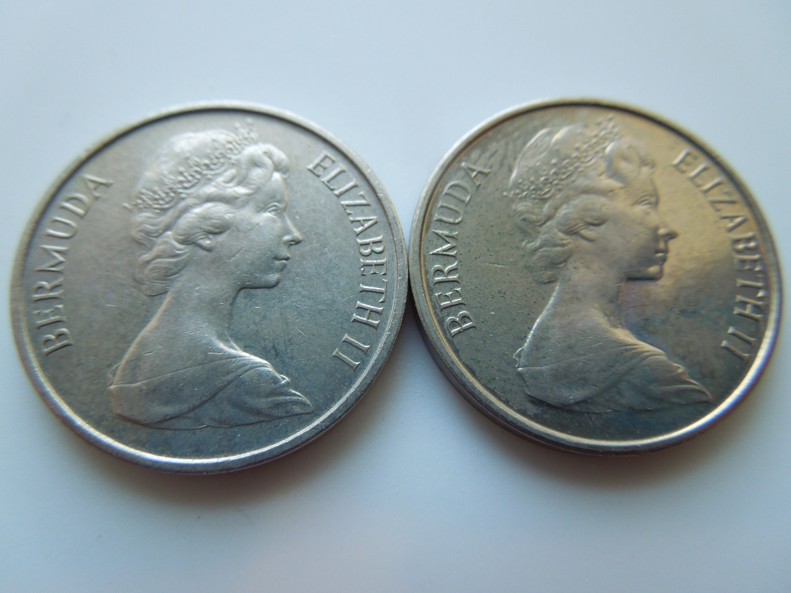 Bermuda Coins, 5 Cents, Angel Fish, 1970 to 1975, Sell by
