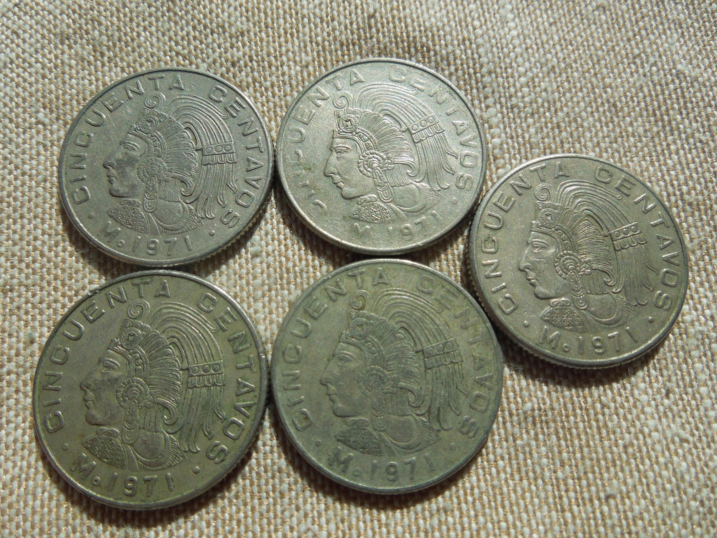 メキシコ50センタボ硬貨、1971年～1980年 - 1枚単位で販売 - Etsy 日本