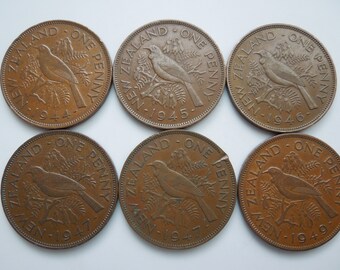 ニュージーランド 旧紙幣と旧コイン セット　エリザベス ニュージーランド TWENTY DOLLARS 20ドル 紙幣 3枚セット