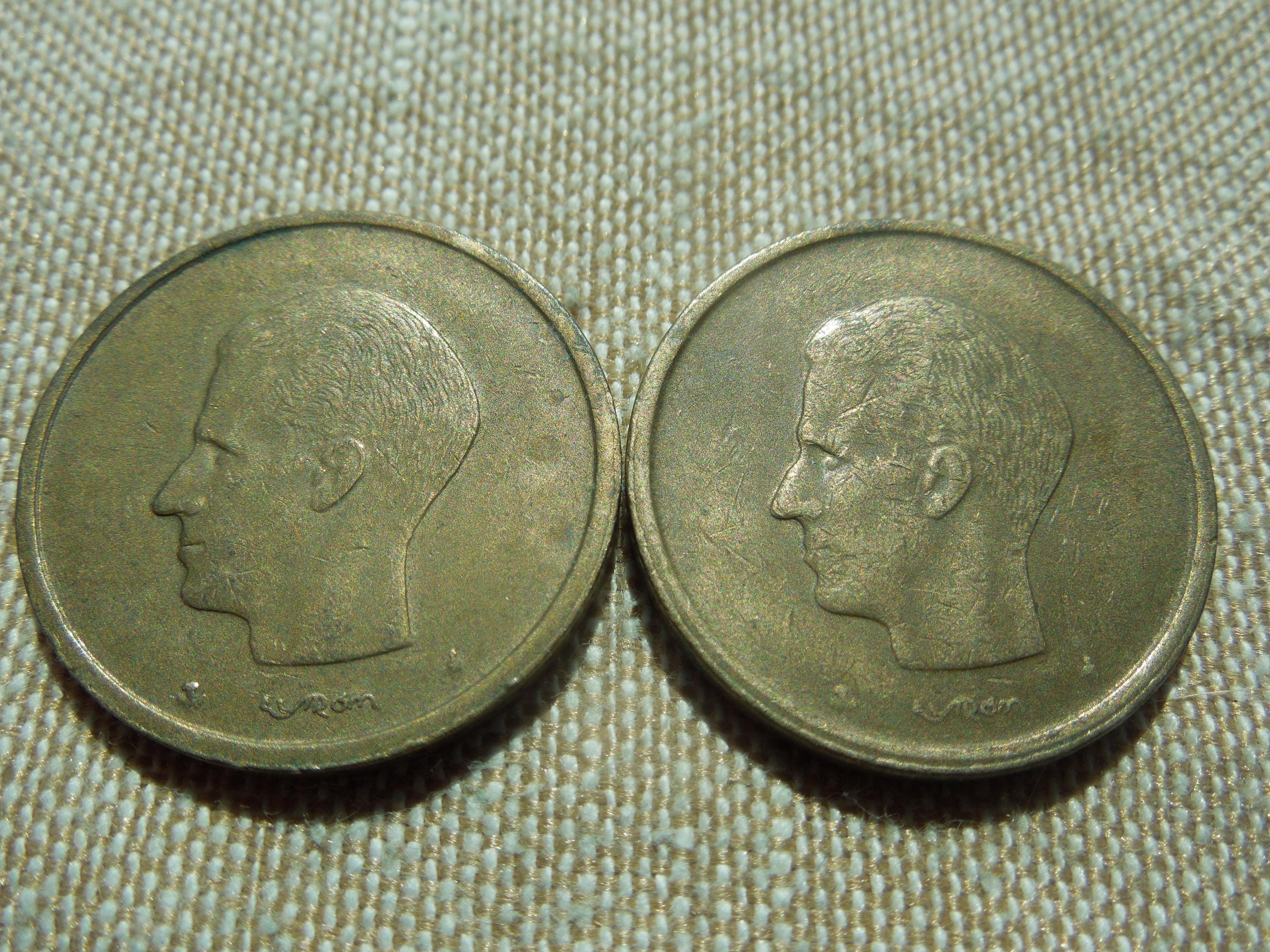 ベルギー硬貨、20フランフラン、1980年～1996年 - 1枚単位で販売