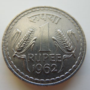India Republic Coins, 1 Rupee 1962 to 2004, inc Nehru, Several Years Available, Sell By The Piece