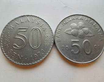 3362【マレーシア】20セン　硬貨　　400枚 Malaysia / 20 Sen 】 マレーシア 20sen コインリング | みのり