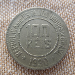 Brazil Coins, 100 Reis to 500 Reis, 1922 to 1939 - Sell By The Coin